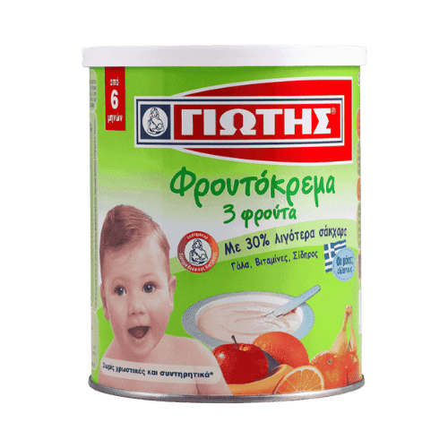 Fruchtcreme für Babys 3 Früchte (300g) Jotis - Araxxon